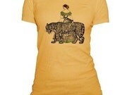 THE COLOR MANGO - Organic Cotton Scoop Neck Tshirt - Pick your design - Hand-Dyed