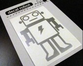 retro R O B O T  vinyl decal sticker