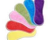9 inch Moonbow Boosters / Wingless Menstrual Pads (prism pack of 6)