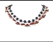Natural Bean Necklace - Ethnic - Eco Friendly - Wearable Art