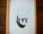 Give A Little Bit / fabric print