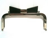 Purse Frame in Black Acrylic Bow  3