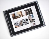 Simple iPad Sleeve - Gunmetal Wool Felt