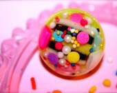 A Little Something Big and Sweet Candy Resin Sprinkles Ring - Kawaii Kitsch - Licorice Lover of Allsorts
