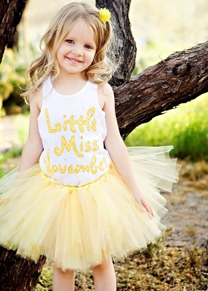 Lil' Miss November Tutu, Toddler size