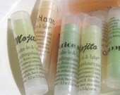 6 Tube Lip Balm Set - Gift it - Cinnamon Bacon Mojito etc unisex, vegan and my formulation made from scratch - LTD avail bonus read on
