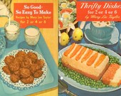 Vintage Cookbooks PET Milk Recipe Books Culinary Ephemera - Lot of 2
