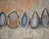 Agate Ornaments Suncatcher Pendant  - Set of Five Small