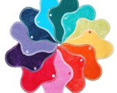Two-Layer 7" Moonlite Cloth Liners (hand dyed prism pack of 6, petite)