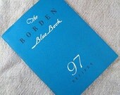 Vintage Cookbook 1920s The BORDEN Blue Book Dairy Recipes Vintage Advertising Ephemera