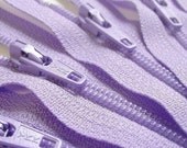 Ten 8 Inch Lavender YKK Zippers Color 553