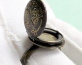 Poison Ring - Brass Locket tbteam tpt team