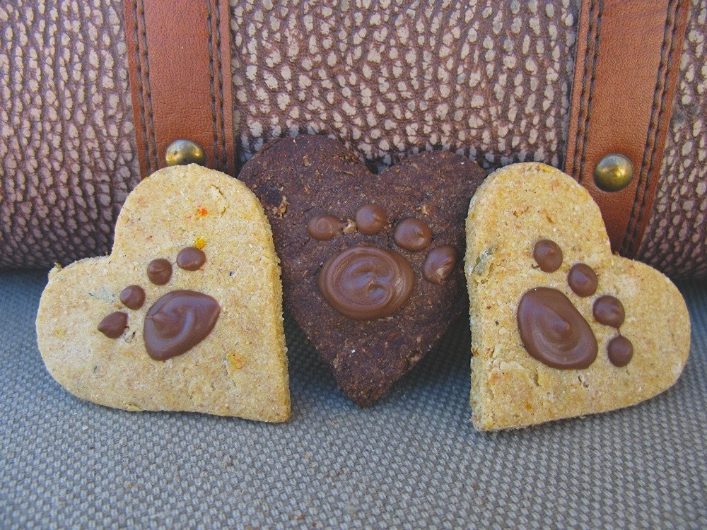 Dusty Trail Or Pantaloon Paws and Hearts-Doggie Cookies