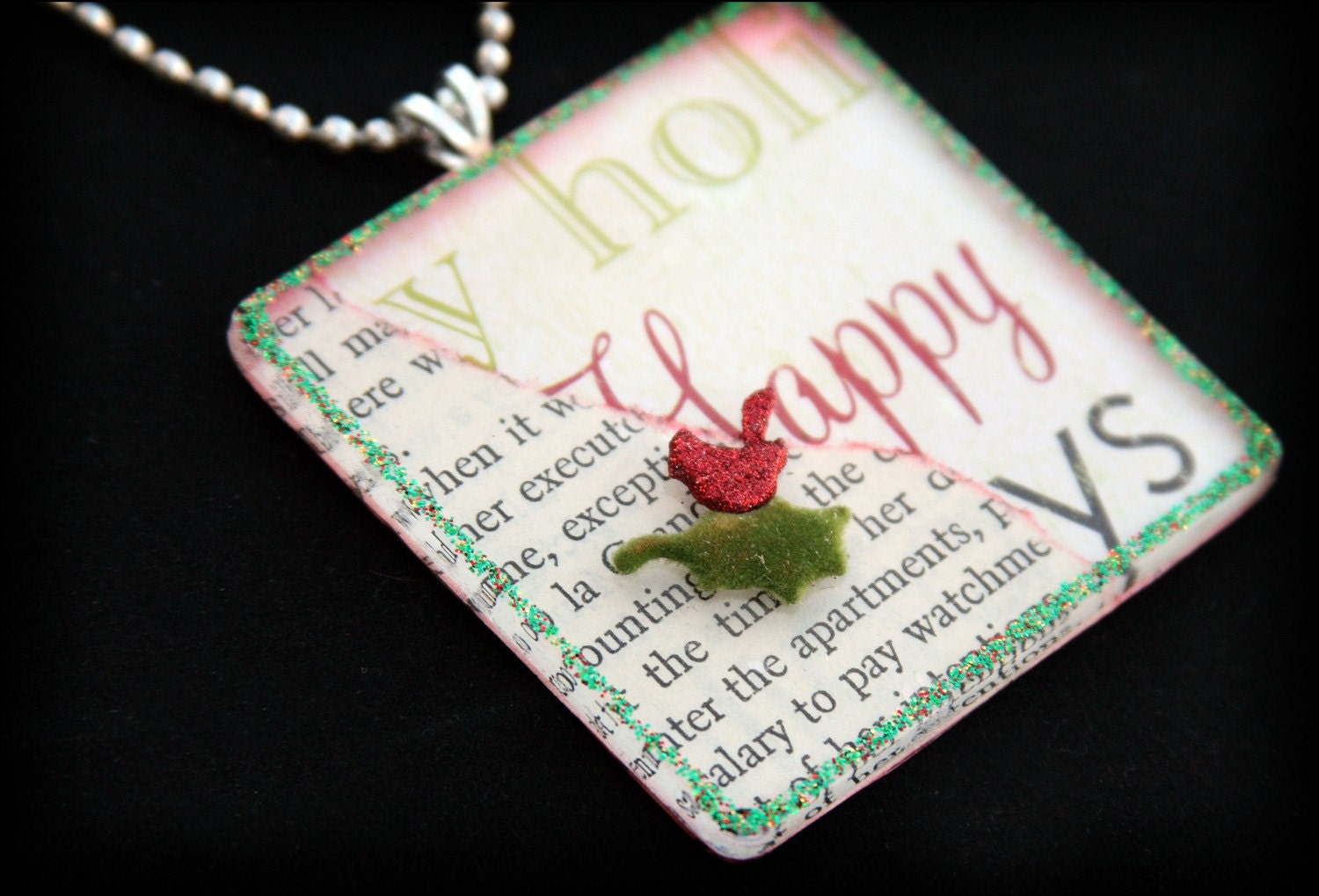 Vintage Christmas Necklace
