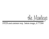 Return Address Stamp - WOOD HANDLE - the Manleys