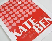 Personalized Wedding Date Concert Poster - Customized with Name and Date