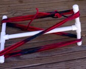 2 yard PVC Niddy Noddy, Spinning, Skein, Weaving, Knitting, Crocheting by artsiekat on etsy