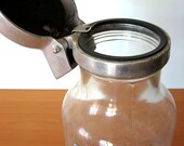 Vintage Industrial Glass Jar