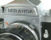 5x7 Photo Print Vintage Camera Miranda G 35mm SLR