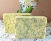 Lemon Grass And Sage  Olive Oil And Shea Butter Cold Process Soap
