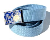 Obi Belt Buckle - on sapphire (Buckle Only) Vegan Friendly Belts