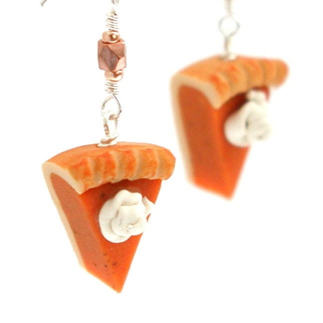 Pumpkin pie earrings