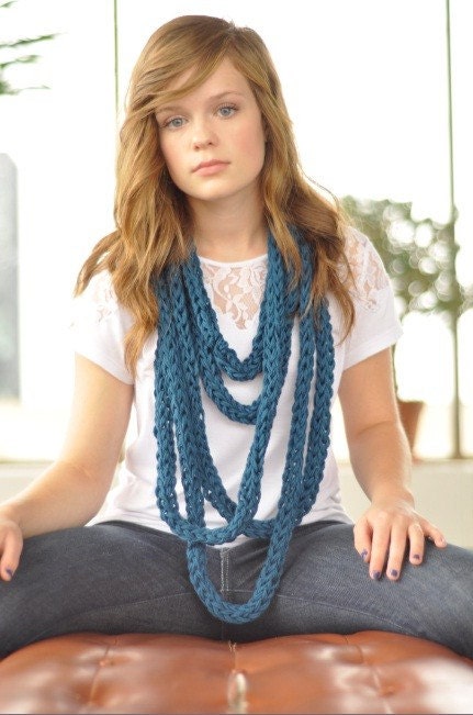 m3s rope scarf in your choice of color- free shipping