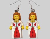 Medieval princess Lego earrings
