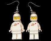 Astronaut Lego earrings