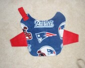 New England Patriots dog coat