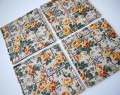 SALE/Set of Flower Coasters