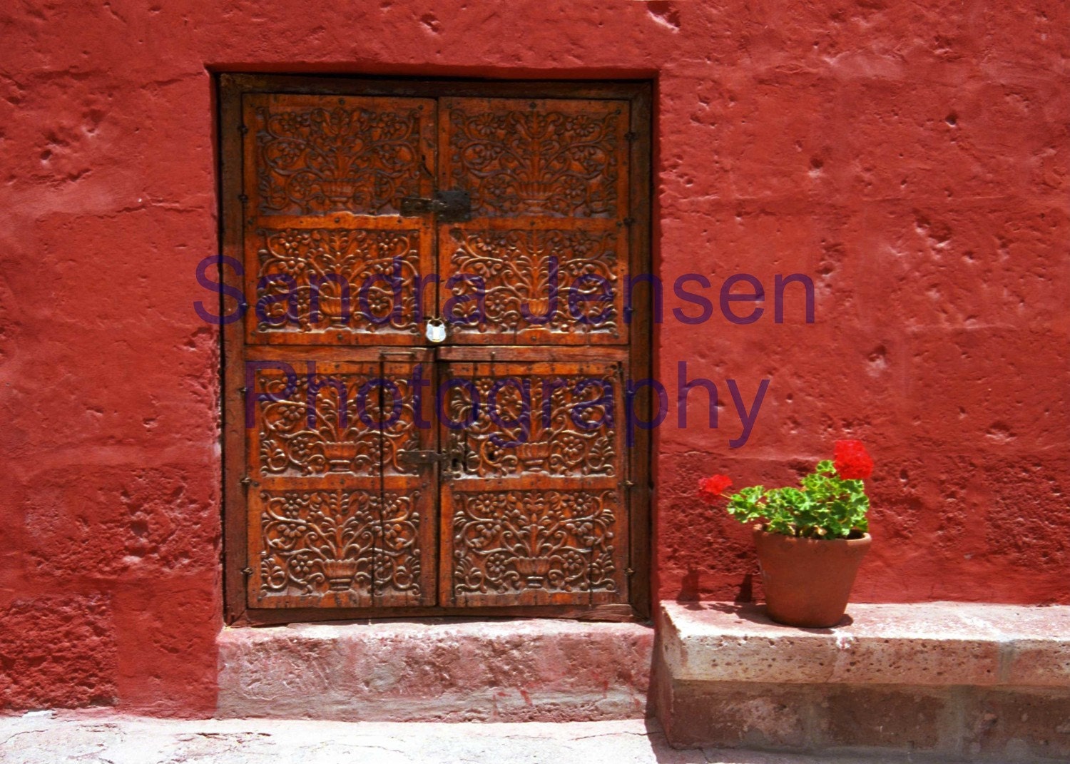 Print - "Santa Catalina Monastery Door" - Arequipa, Peru