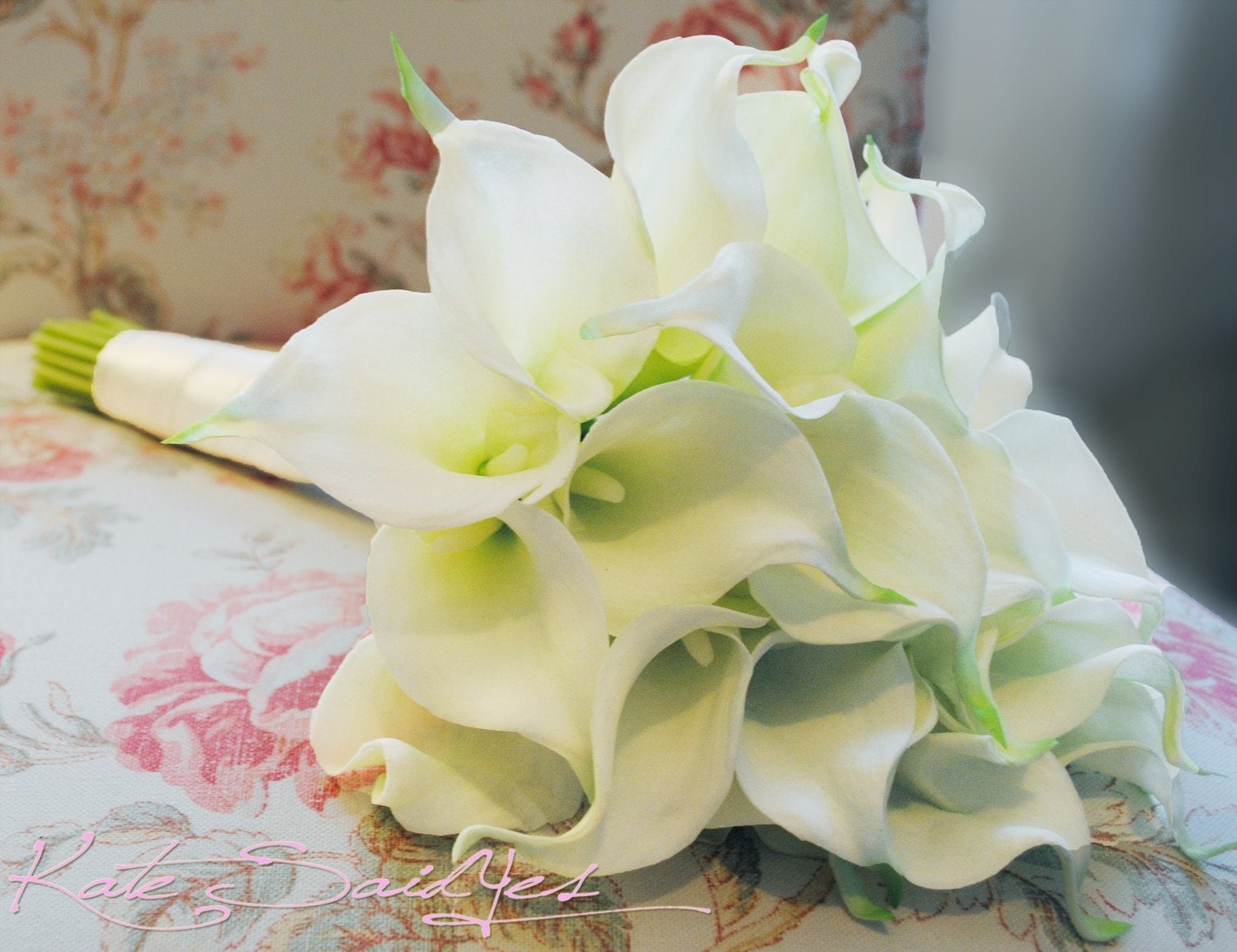 Wedding Bouquet Cream Calla Lily Real Touch Bridal Bouquet