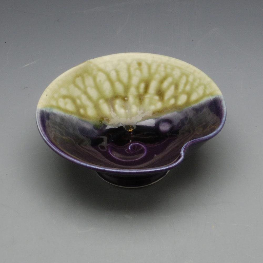 Purple and Fern Green Tiny Wiggle Bowl