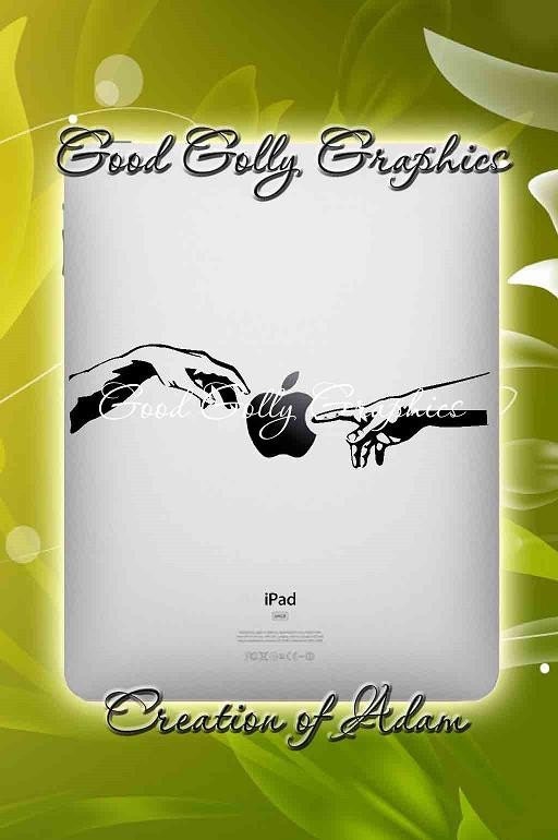 iPad decal Creation of Adam