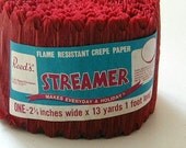 Reserved for Inxwell 3 Rolls of Reed's Crepe Paper