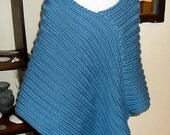 Hand Knit Poncho - Free Shipping