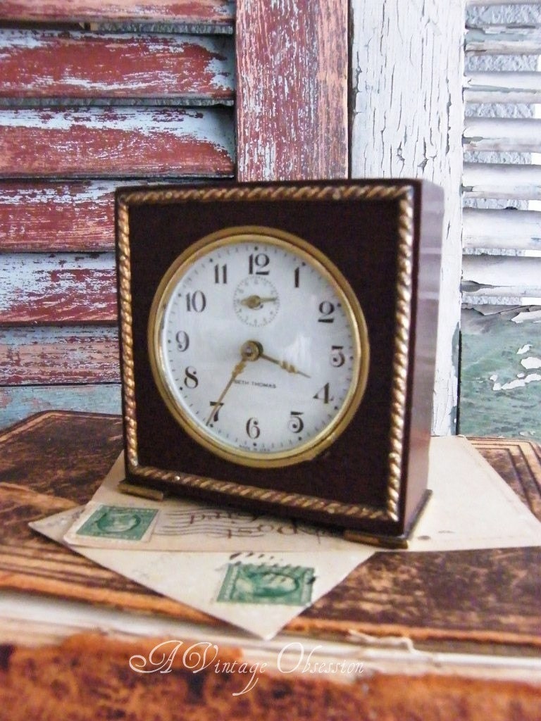 Antique Alarm Clock Seth Thomas by avintageobsession on etsy