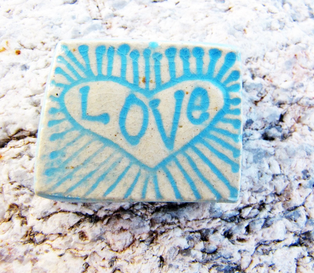 Handmade Love Ceramic Shard