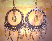 Chrystal and Chains Earrings