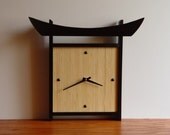Japanese-style Bamboo Wall Clock