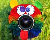 Ready to Ship -- Limited Edition Tie Dye CRAZY FACE Lens Pet for your camera