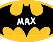 DIY Printable Batman Superhero Personalized T shirt Heat Transfer Il_170x135