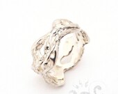 Men Ring "Coulure" Argentium