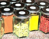 SPICE Labels  -- Perfect for Moms Kitchen -- Waterproof and Durable