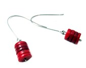 Stack Coral Earrings