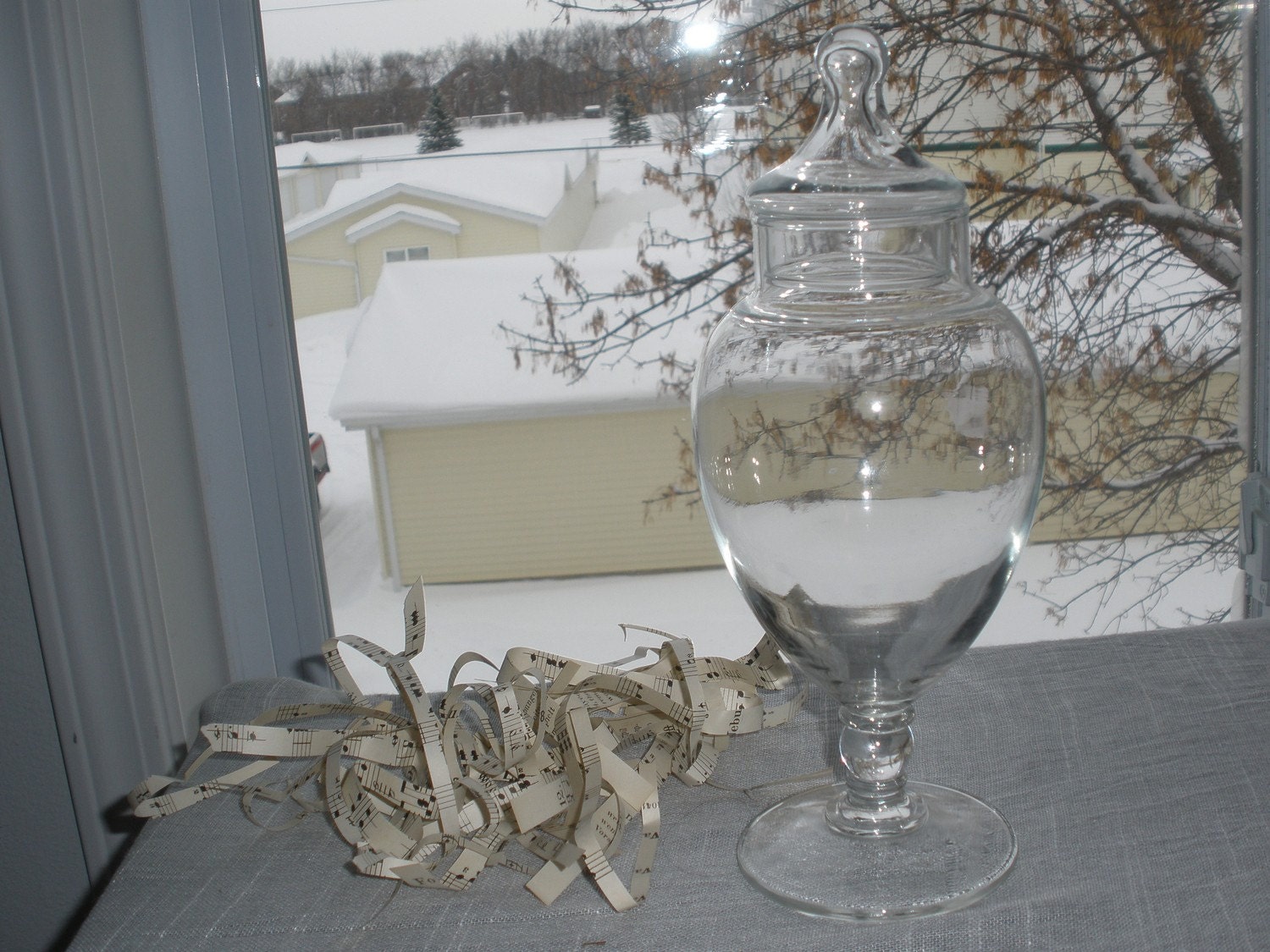 Tall 1960's Apothecary Jar