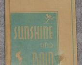 1937 Sunshine and Rain - beautiful vintage science book for children