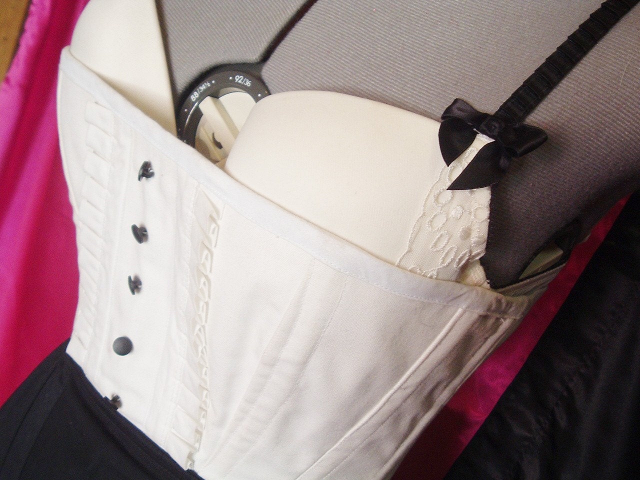Sexy Secretary Corset & Pencil Skirt Pin-Up Set
