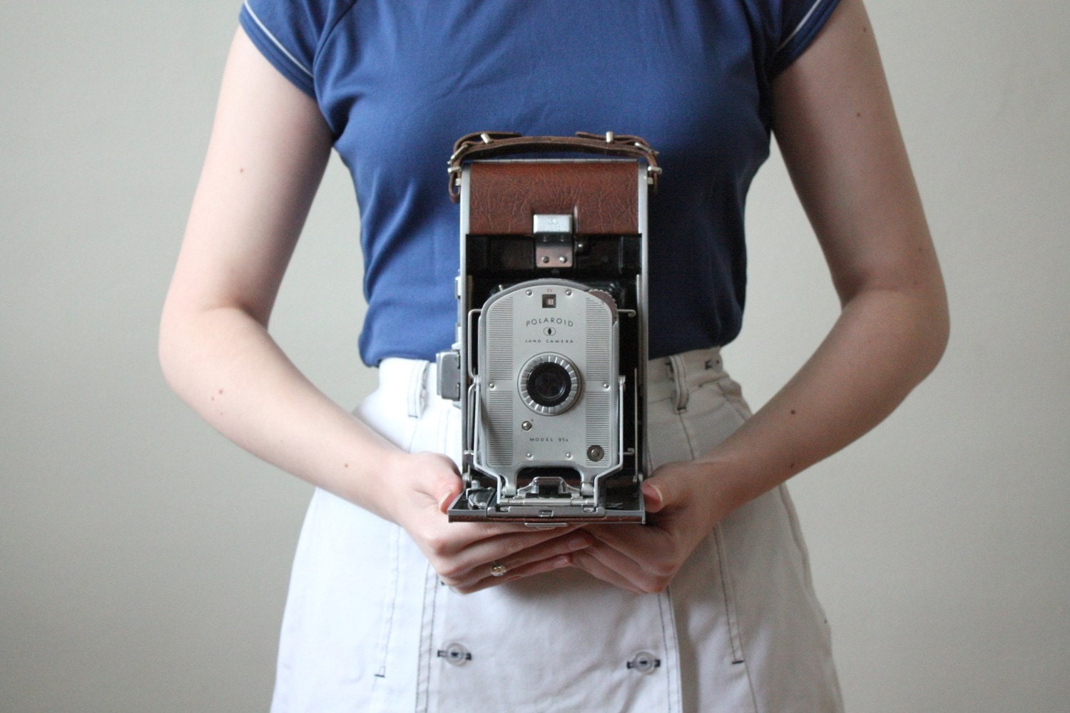 vintage polaroid 95b land camera